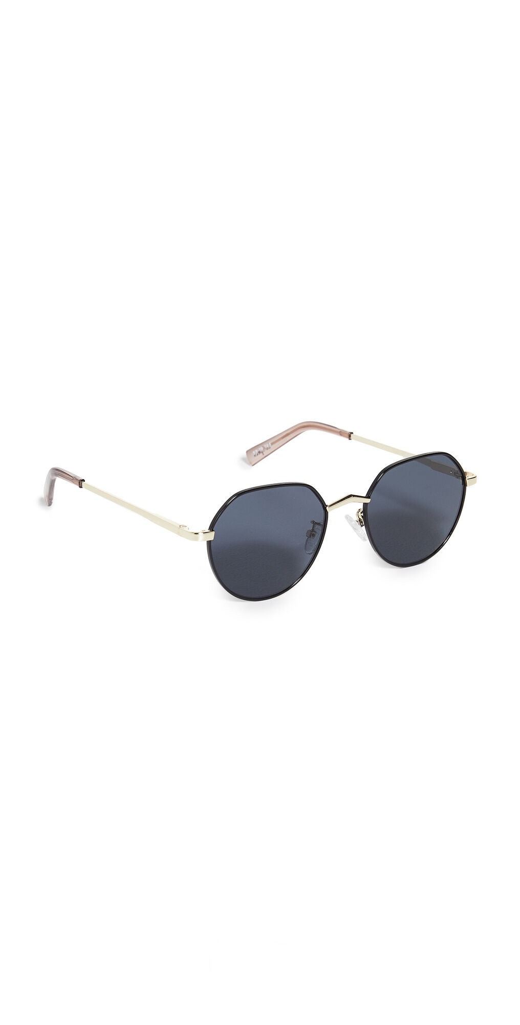 Le Specs Newfangle Sunglasses Black/Bright Gold One Size  Black/Bright Gold  size:One Size