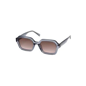 GERRY WEBER Sonnenbrille, Sechseckige Damenbrille im Bold-Look, Vollrand grau