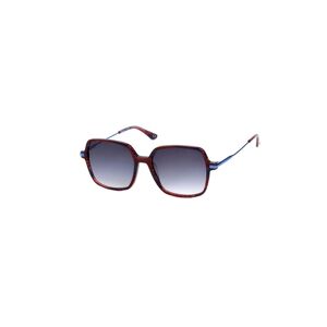 GERRY WEBER Sonnenbrille, Grosse Damenbrille, quadratische Form, Vollrand rot-blau