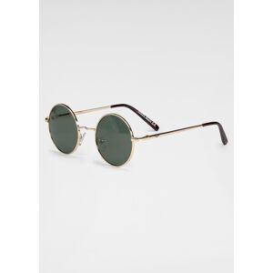 Venice Beach Sonnenbrille, Retro Sonnenbrille goldfraben-grün