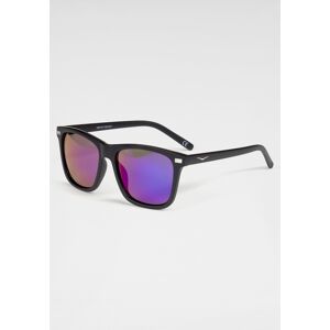 Venice Beach Sonnenbrille, Eckige Vollrandsonnenbrille aus Kunststoff matt schwarz