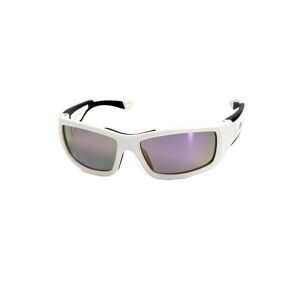 F2 Sonnenbrille, Schmale Sportbrille, schwimmfähig, Vollrand weiss-schwarz Größe