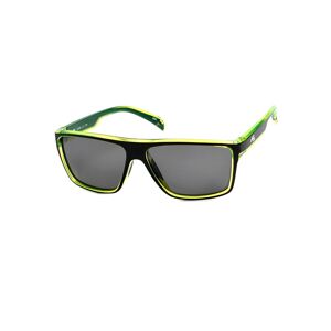 F2 Sonnenbrille, Sportbrille mit kontraststarken Akzenten, schwimmfähig schwarz-grün Größe