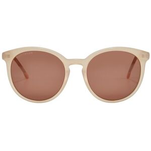 TOM TAILOR Damen Ovale Retro-Sonnenbrille, beige, Uni, Gr. ONESIZE