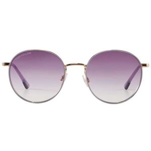 TOM TAILOR Damen Ovale Retro-Sonnenbrille, gold, Gr. ONESIZE