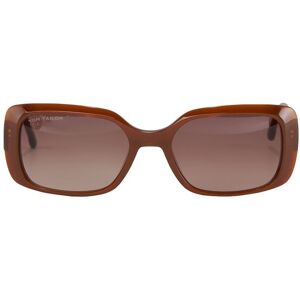 TOM TAILOR Damen-Sonnenbrille, braun, Uni, Gr. ONESIZE