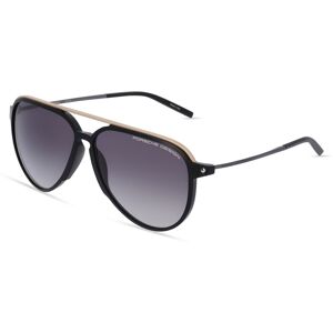 Rodenstock Porsche Design 8912 Herren-Sonnenbrille Vollrand Pilot Kunststoff-Gestell, gold