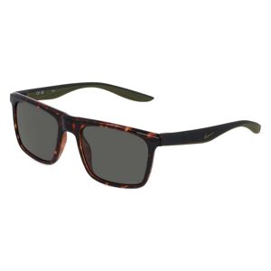 Marchon Germany NIKE CHAK DZ7372 Unisex-Sonnenbrille Vollrand Eckig Kunststoff-Gestell, braun