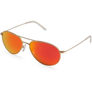 Fielmann ROW Fielmann BD 039 MOD SUN CL Unisex-Sonnenbrille Vollrand Pilot Metall-Gestell, gold