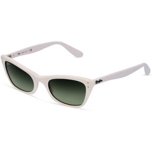 Luxottica Ray-Ban RB 2299 LADY BURBANK Damen-Sonnenbrille Vollrand Butterfly Acetat-Gestell, weiß