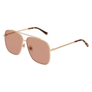 Thélios Deutschland STELLA MC CARTNEY SC40051U Damen-Sonnenbrille Vollrand Pilot Metall-Gestell, Gold