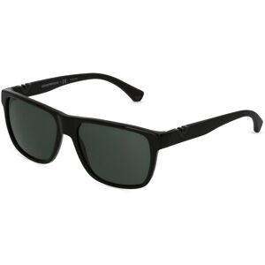 Luxottica Emporio Armani EA4035 Herren-Sonnenbrille Vollrand Eckig Kunststoff-Gestell, schwarz