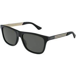 Kering Eyewear Gucci GG0687S Herren-Sonnenbrille Vollrand Eckig Kunststoff-Gestell, schwarz