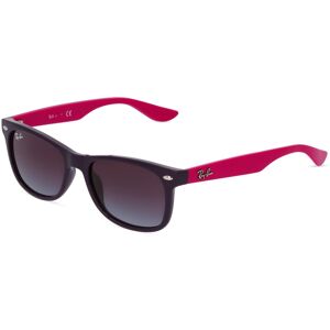 Luxottica Ray-Ban Junior RJ 9052S NEW WAYFARER Jugend-Sonnenbrille Vollrand Eckig Kunststoff-Gestell, lila