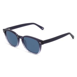 BoDe Design Botaniq -7014 Herren-Sonnenbrille Vollrand Panto Bio-Acetat-Gestell, blau