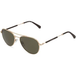 Marchon Germany Calvin Klein Jeans CKJ 20109S Unisex-Sonnenbrille Vollrand Pilot Metall-Gestell, gold