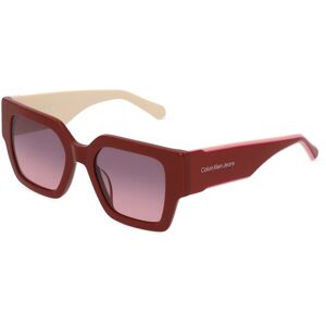 Marchon Germany CALVIN KLEIN CKJ22638S Damen-Sonnenbrille Vollrand Eckig Kunststoff-Gestell, braun