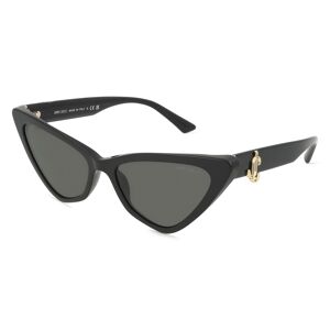 Luxottica Jimmy Choo 0JC5008 Damen-Sonnenbrille Vollrand Cateye Acetat-Gestell, schwarz