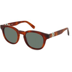 Marchon Germany Lacoste L6006S Unisex-Sonnenbrille Vollrand Panto Kunststoff-Gestell, braun