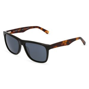 BoDe Design Botaniq -7015 Herren-Sonnenbrille Vollrand Eckig Bio-Acetat-Gestell, schwarz