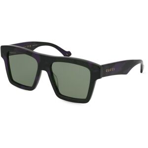 Kering Eyewear Gucci GG0962S Herren-Sonnenbrille Vollrand Eckig Recycled Acetat-Gestell, braun