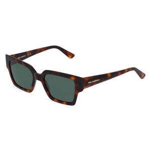 Marchon Germany KARL LAGERFELD KL6089S Unisex-Sonnenbrille Vollrand Eckig Kunststoff-Gestell, braun