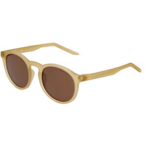 Marchon Germany NIKE SWERVE P FD1850 Unisex-Sonnenbrille Vollrand Rund Kunststoff-Gestell, gold