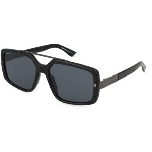 Safilo Dsquared2 D2 0120/S Herren-Sonnenbrille Vollrand Eckig Acetat-Gestell, schwarz