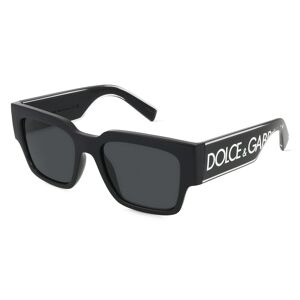 Luxottica Dolce & Gabbana 0DG6184 Herren-Sonnenbrille Vollrand Eckig Kunststoff-Gestell, schwarz