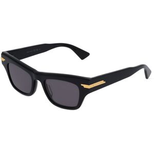 Kering Eyewear BOTTEGA VENETA BV1122S Damen-Sonnenbrille Vollrand Butterfly Kunststoff-Gestell, schwarz