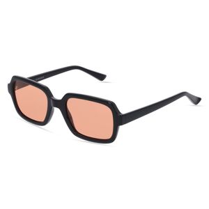 Fielmann ROW Fielmann OU 030 SUN FA Unisex-Sonnenbrille Vollrand Eckig Acetat-Gestell, Schwarz