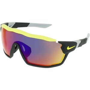 Marchon Germany NIKE SHOW X RUSH E DZ7369 Unisex-Sonnenbrille Vollrand Monoscheibe Kunststoff-Gestell, schwarz