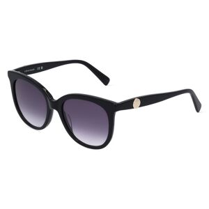 Marchon Germany LONGCHAMP LO731S Damen-Sonnenbrille Vollrand Butterfly Kunststoff-Gestell, schwarz