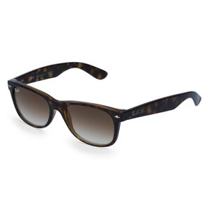 Luxottica Ray-Ban RB 2132 NEW WAYFARER Unisex-Sonnenbrille Vollrand Eckig Kunststoff-Gestell, braun