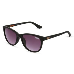 BoDe Design Superdry LIZZIE Damen-Sonnenbrille Vollrand Panto Kunststoff-Gestell, schwarz