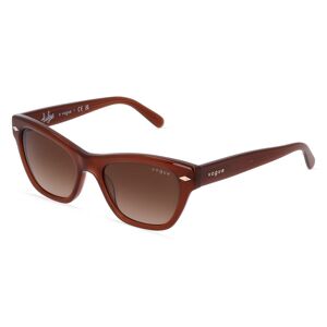 Luxottica VOGUE VO5445S Damen-Sonnenbrille Vollrand Butterfly Acetat-Gestell, braun