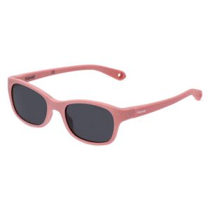Safilo POLAROID PLD K006/S Kinder-Sonnenbrille Vollrand Eckig Acetat-Gestell, pink