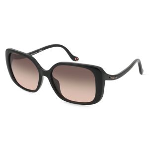 Luxottica COACH HC8376U Damen-Sonnenbrille Vollrand Eckig Kunststoff-Gestell, schwarz