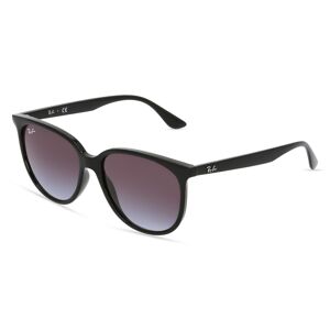 Luxottica Ray-Ban RB 4378 Damen-Sonnenbrille Vollrand Eckig Kunststoff-Gestell, schwarz