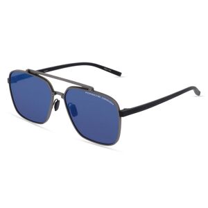 Rodenstock Porsche Design 8937 Herren-Sonnenbrille Vollrand Pilot Metall-Gestell, grau