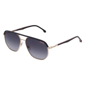 Safilo CARRERA 304/S Herren-Sonnenbrille Vollrand Pilot Metall-Gestell, schwarz