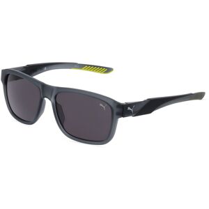 Kering Eyewear PUMA PU0377S Herren-Sonnenbrille Vollrand Eckig Kunststoff-Gestell, grau