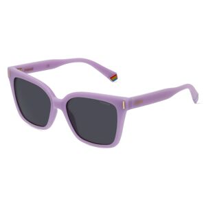 Safilo POLAROID PLD 6192/S Damen-Sonnenbrille Vollrand Butterfly Kunststoff-Gestell, lila