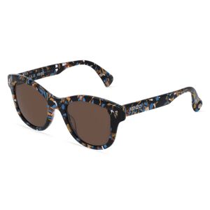 Thélios Deutschland KENZO KZ40152I Damen-Sonnenbrille Vollrand Panto Kunststoff-Gestell, schwarz