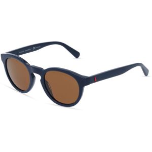 Luxottica Polo by Ralph Lauren PH4184 Unisex-Sonnenbrille Vollrand Panto Acetat-Gestell, blau