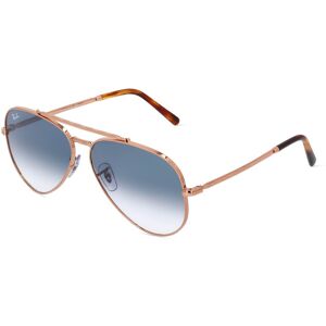 Luxottica RAY-BAN RB 3625 NEW AVIATOR Unisex-Sonnenbrille Vollrand Pilot Metall-Gestell, Pink