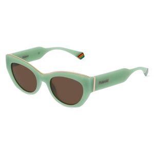Safilo POLAROID PLD 6199/S/X Damen-Sonnenbrille Vollrand Butterfly Kunststoff-Gestell, grün
