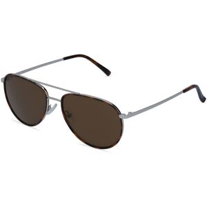 Fielmann ROW Fielmann BD 420 SUN CL Unisex-Sonnenbrille Vollrand Pilot Edelstahl-Gestell, braun