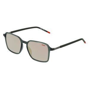 Safilo HUGO HG 1228/S Herren-Sonnenbrille Vollrand Eckig Kunststoff-Gestell, grün