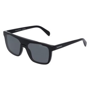 Luxottica EMPORIO ARMANI EA4193 Herren-Sonnenbrille Vollrand Monoscheibe Acetat-Gestell, schwarz